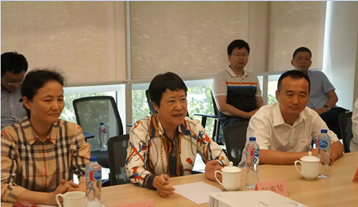 上海市青浦区区委书记赵惠琴带队莅临BSport体育官网调研